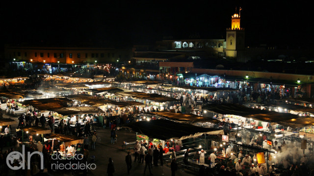 Plac Dżemaa el-Fna w Marrakeszu Plac Dżemaa el-Fna w Marrakeszu