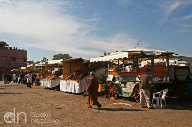 Plac Dżemaa el-Fna w Marrakeszu Plac Dżemaa el-Fna w Marrakeszu