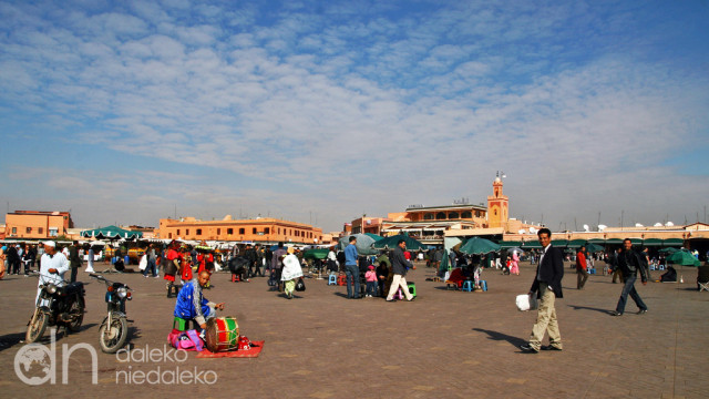 Plac Dżemaa el-Fna w Marrakeszu Plac Dżemaa el-Fna w Marrakeszu