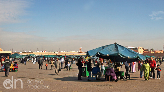 Plac Dżemaa el-Fna w Marrakeszu Plac Dżemaa el-Fna w Marrakeszu