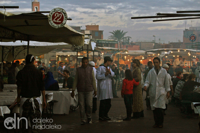 Plac Dżemaa el-Fna w Marrakeszu Plac Dżemaa el-Fna w Marrakeszu