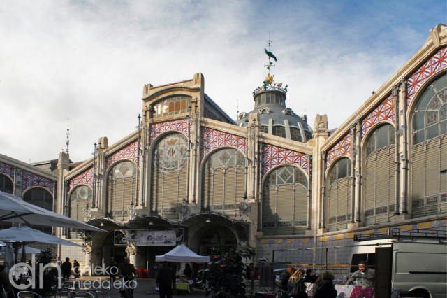 Mercado Central z zewnątrz Mercado Central z zewnątrz