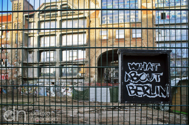 Kunsthaus Tacheles widziany od tyłu Kunsthaus Tacheles widziany od tyłu