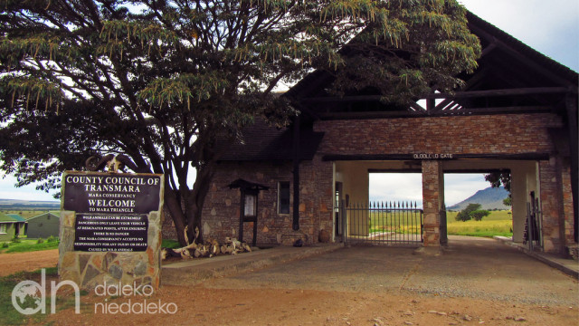 Brama wiajzdowa Oloololo do rezerwatu Masai Mara