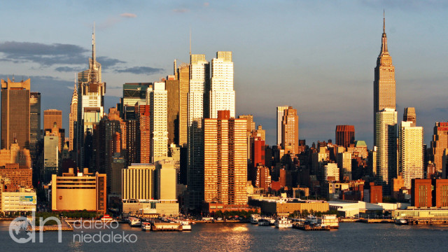 Manhattan o zachodzie słońca Manhattan o zachodzie słońca