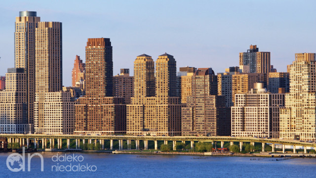 Manhattan o zachodzie słońca Manhattan o zachodzie słońca