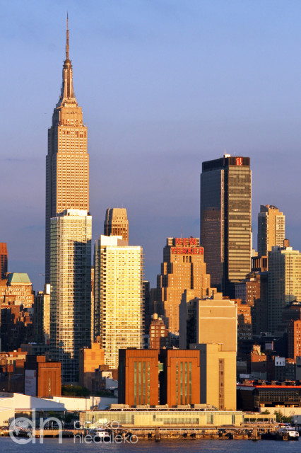Manhattan o zachodzie słońca Manhattan o zachodzie słońca