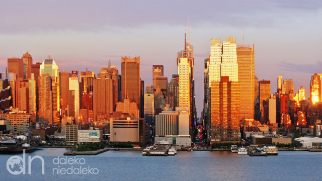 Manhattan o zachodzie słońca Manhattan o zachodzie słońca