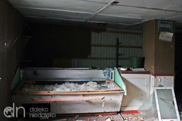 Opuszczony sklep w Czarnobylu Opuszczony sklep w Czarnobylu